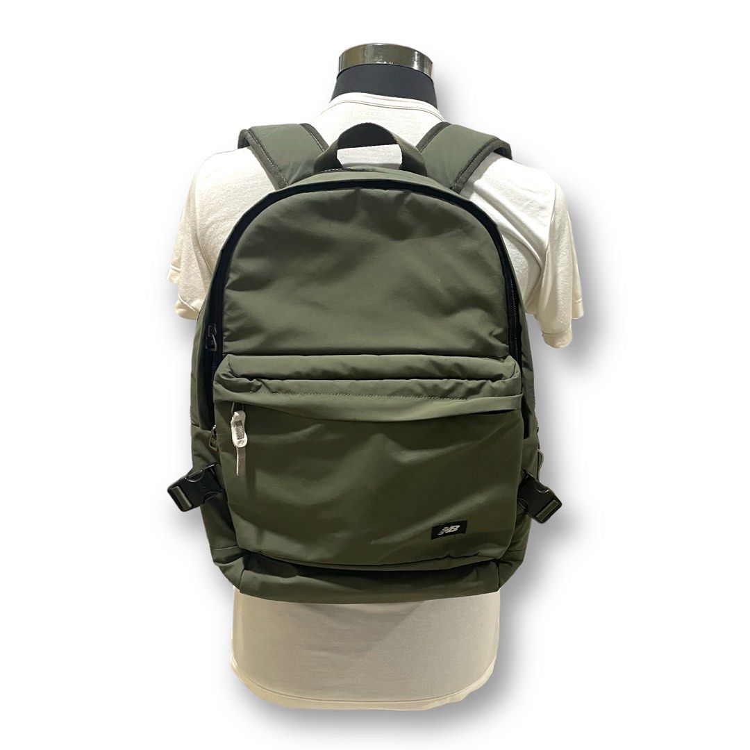 New Balance Olive Green Laptop Backpack, Men's Fashion, Bags, Backpacks