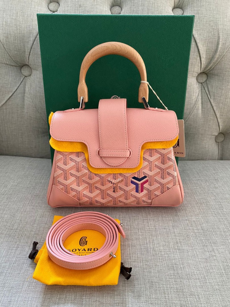 goyard pink saigon mini bag