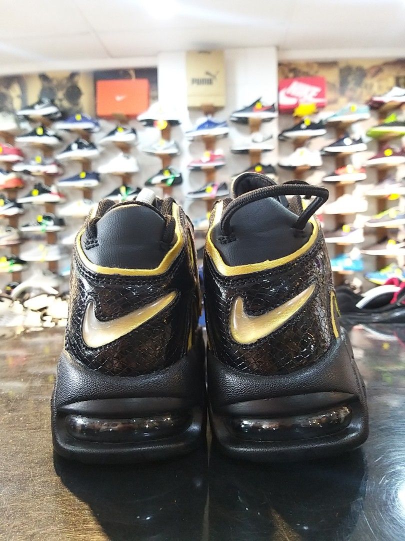 Uptempo black and clearance gold