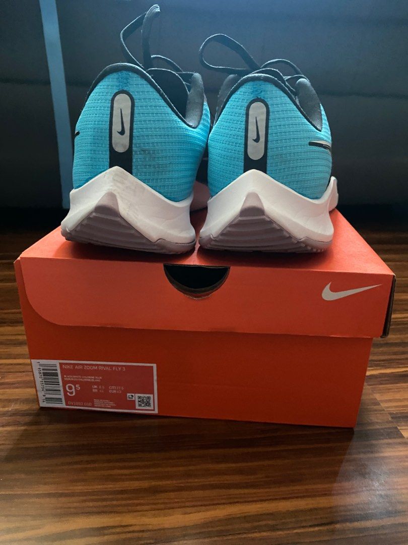 Nike Air Zoom Rival Fly 3 (Available) (Category: Sneakers) located in San Juan City. Submitted by benitov (Listing ID 1214381160, Image 3). Description: SRP as seen on Nike OL store: P4,595 Selling for the pair for: P2,200 Used twice. Size: 9.5 Courier only..
