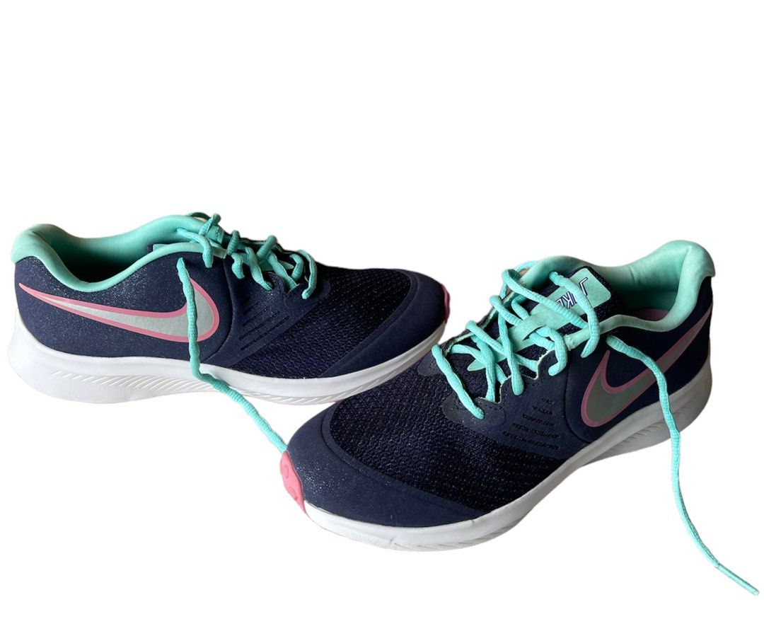 navy blue sparkly trainers
