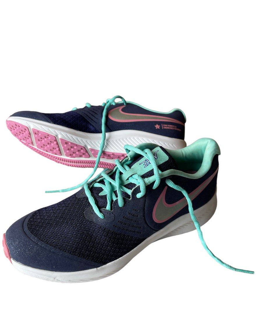 navy blue sparkly trainers