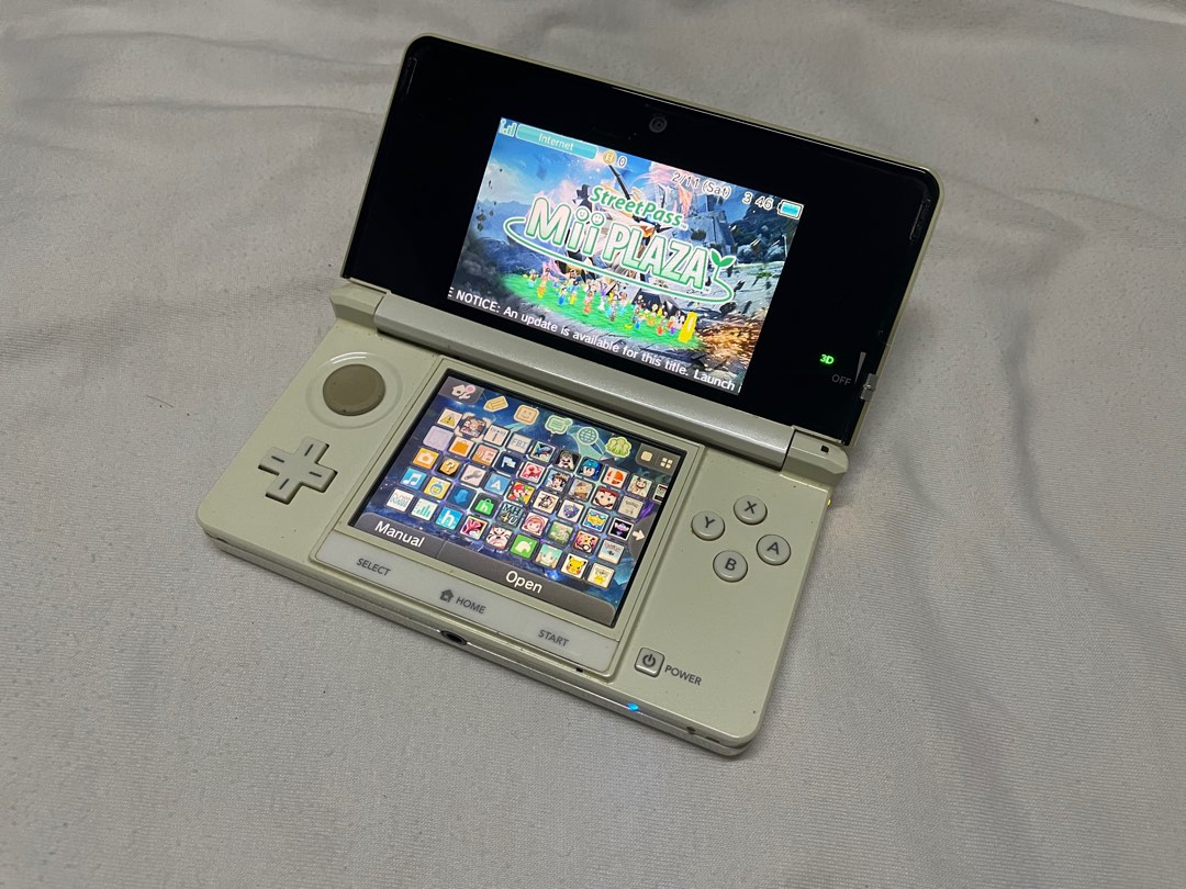 Nintendo Old 3ds Regular White 1, Video Gaming, Video Game Consoles