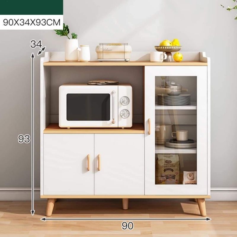Nordic Kitchen Cabinet, Furniture & Home Living, Furniture, Shelves ...