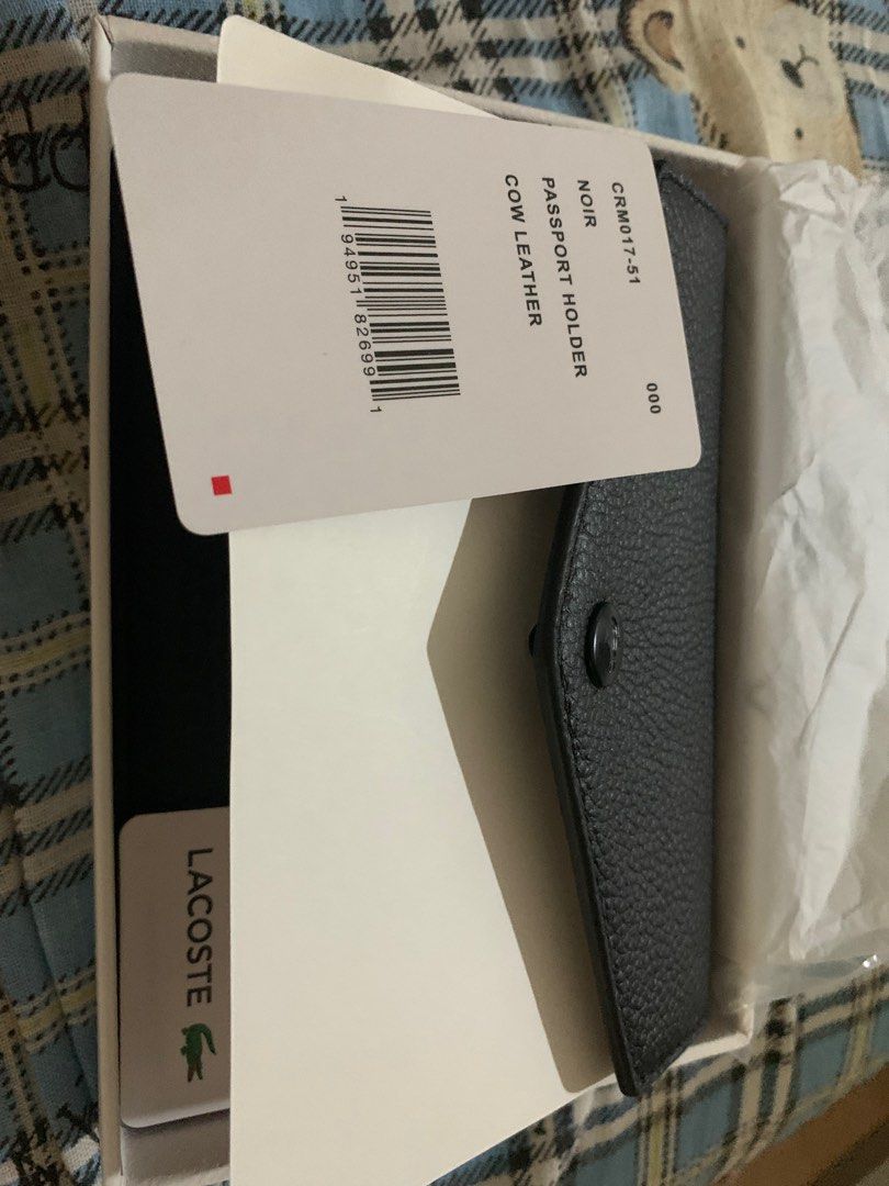 Original lacoste passport wallet, Luxury, Bags & Wallets on Carousell