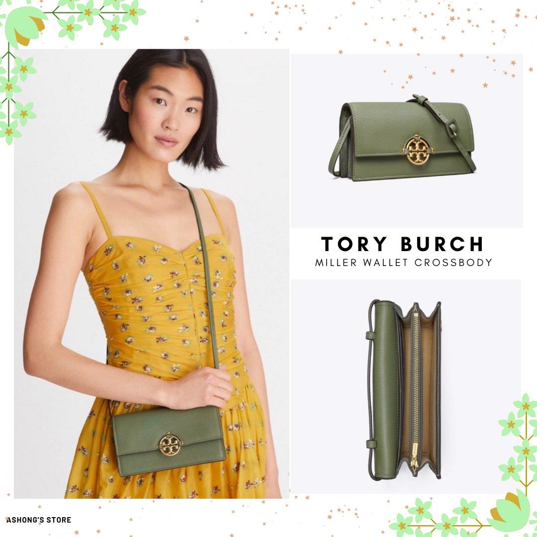 Tory Burch Leather Chain Sling, Luxury, Bags & Wallets on Carousell