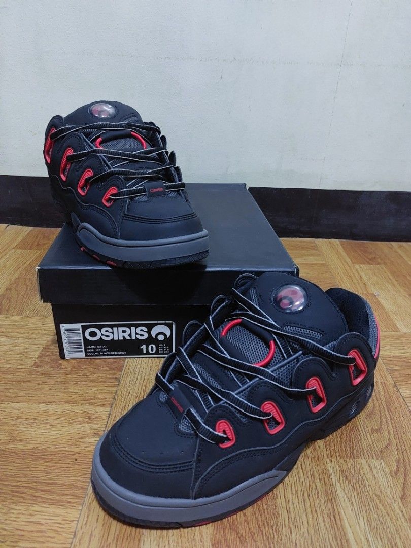 Osiris D3 OG (Black/Red), Men's Fashion, Footwear, Sneakers on Carousell