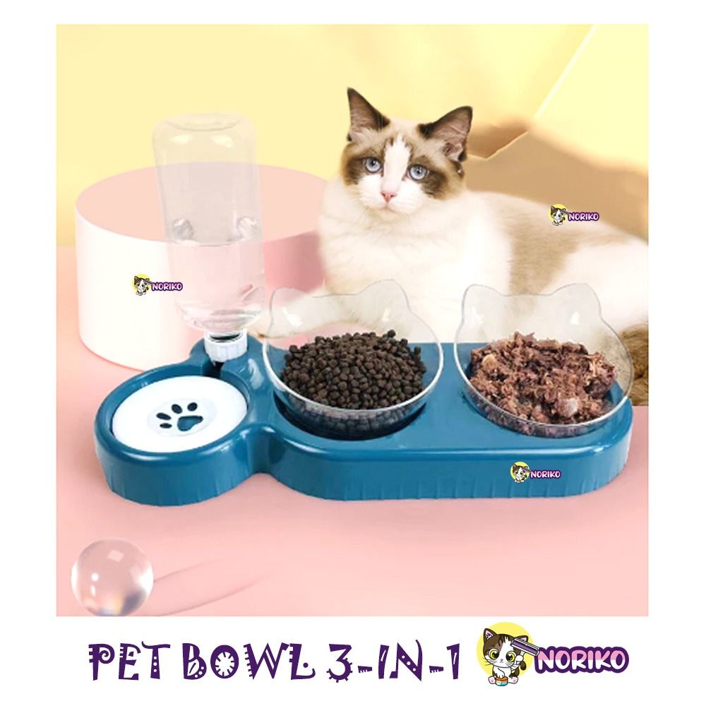 3 dish deals cat feeder