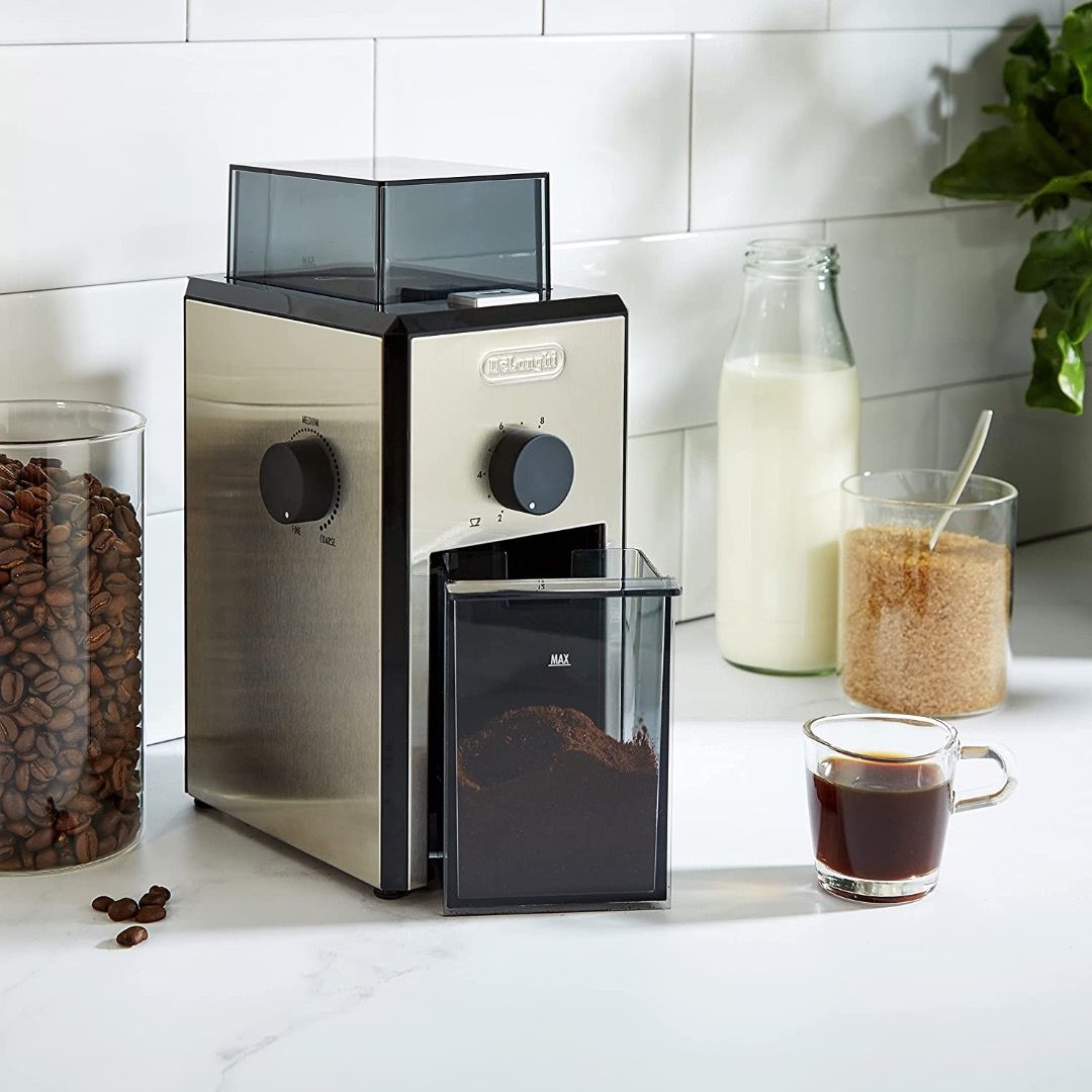 Pre-loved De'Longhi Coffee Grinder, TV & Home Appliances, Kitchen  Appliances, Juicers, Blenders & Grinders on Carousell