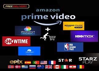 Prime video including (discovery+,showtime, hbo max, nba pass league, paramount Plus)