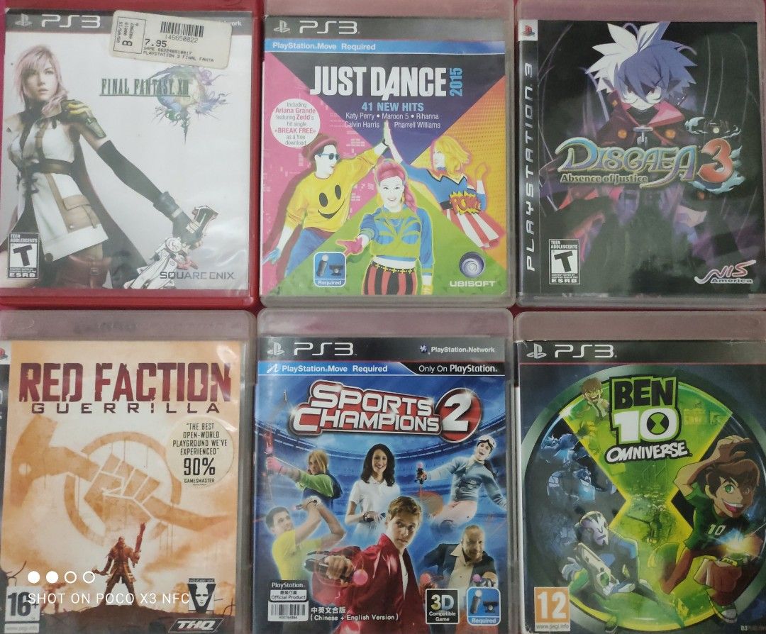 PS3 games for sale, Video Gaming, Video Games, PlayStation on Carousell