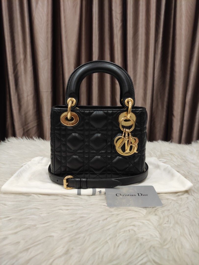 Mini lady dior sale strap