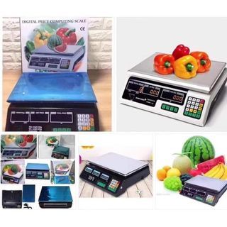 Rechargeable Digital Price Weighing Platform Scale (40Kg/2G) Home/Shop Scale