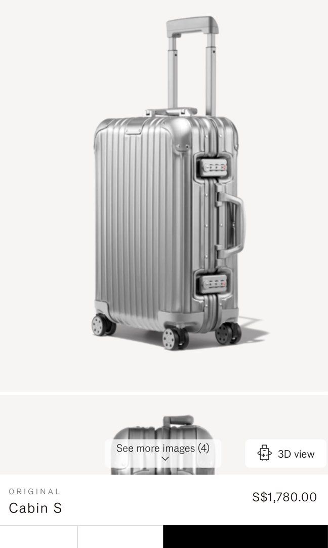RIMOWA original cabinS, Hobbies & Toys, Travel, Luggage on Carousell