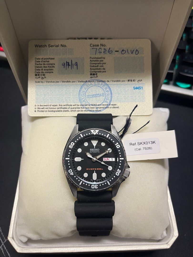 Seiko SKX013 Men s Fashion Watches Accessories Watches on