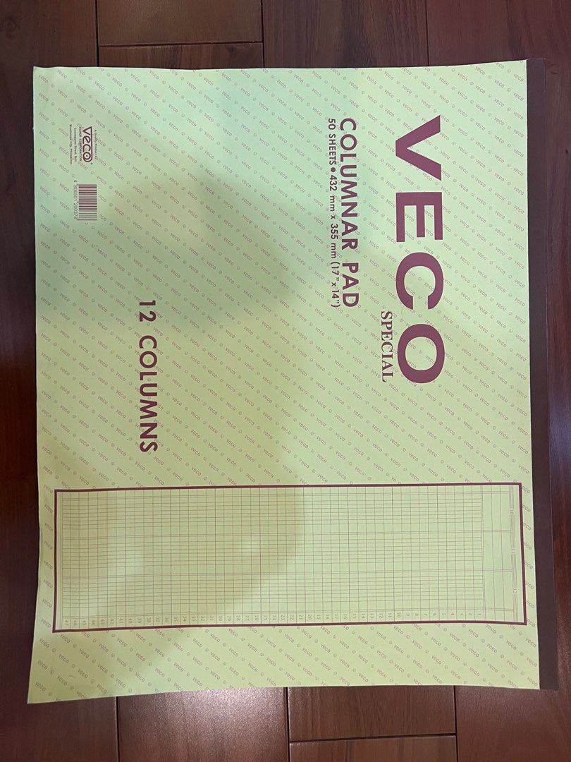 Selling this VECO columnar pad 12 columns for Php 100 only!, Hobbies