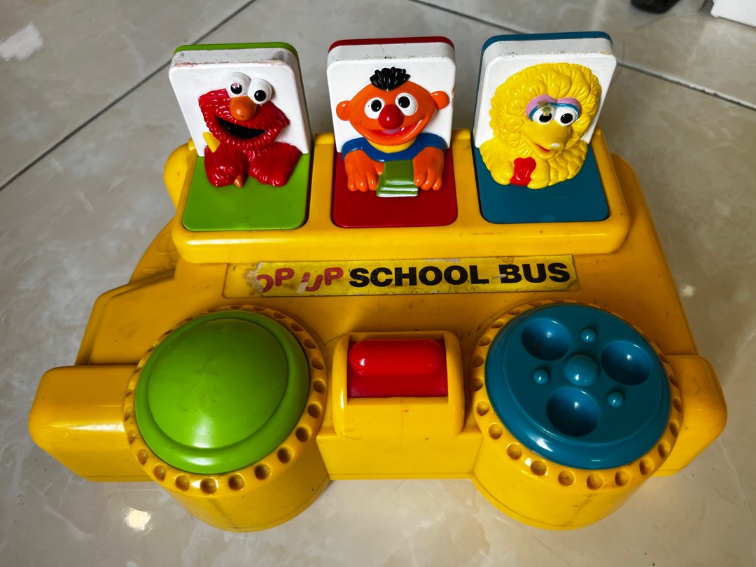 Sesame street pop up toy shop new