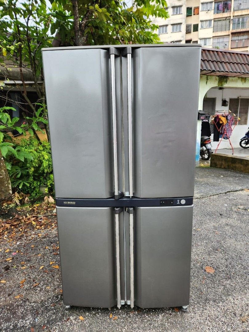 SHARP side by side 4 door refrigerator fridge 556 liter, TV & Home