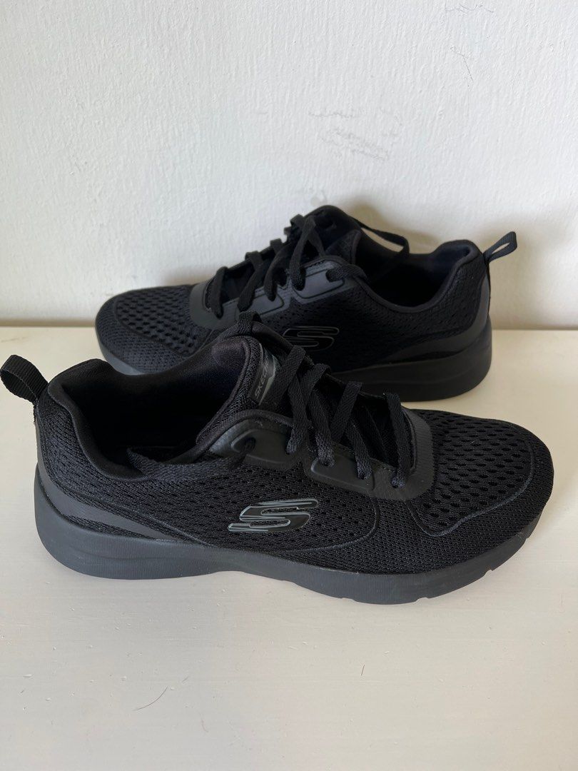 Skechers lite weight black hotsell