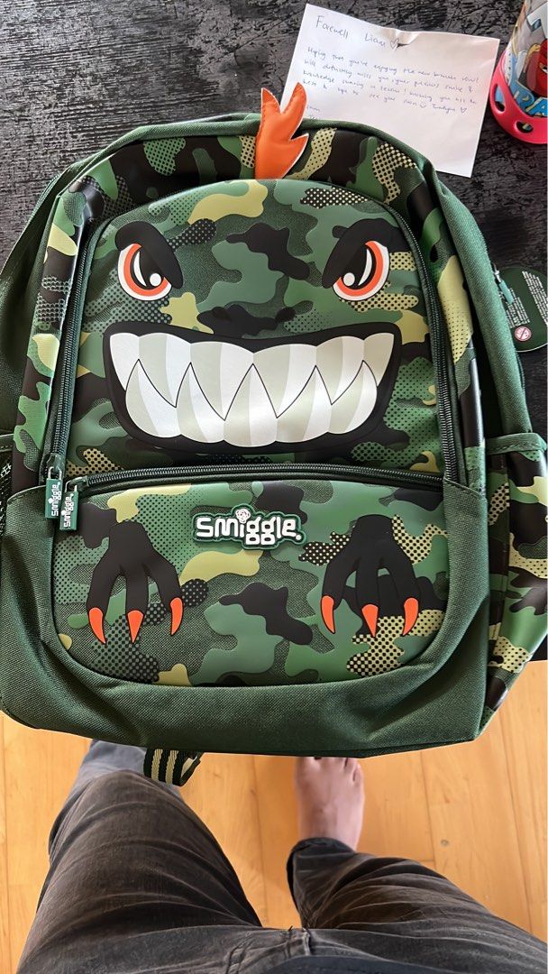 Smiggle camo backpack outlet