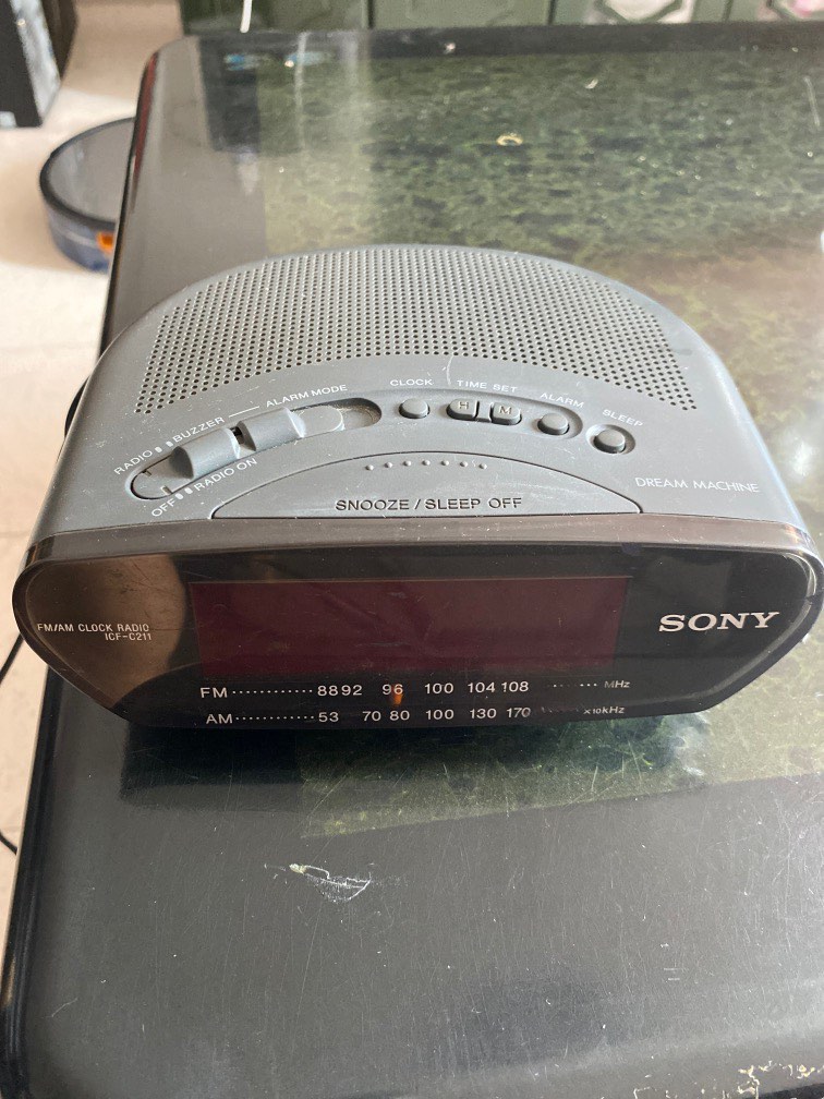 Sony alarm clock and radio, Audio, Other Audio Equipment on Carousell