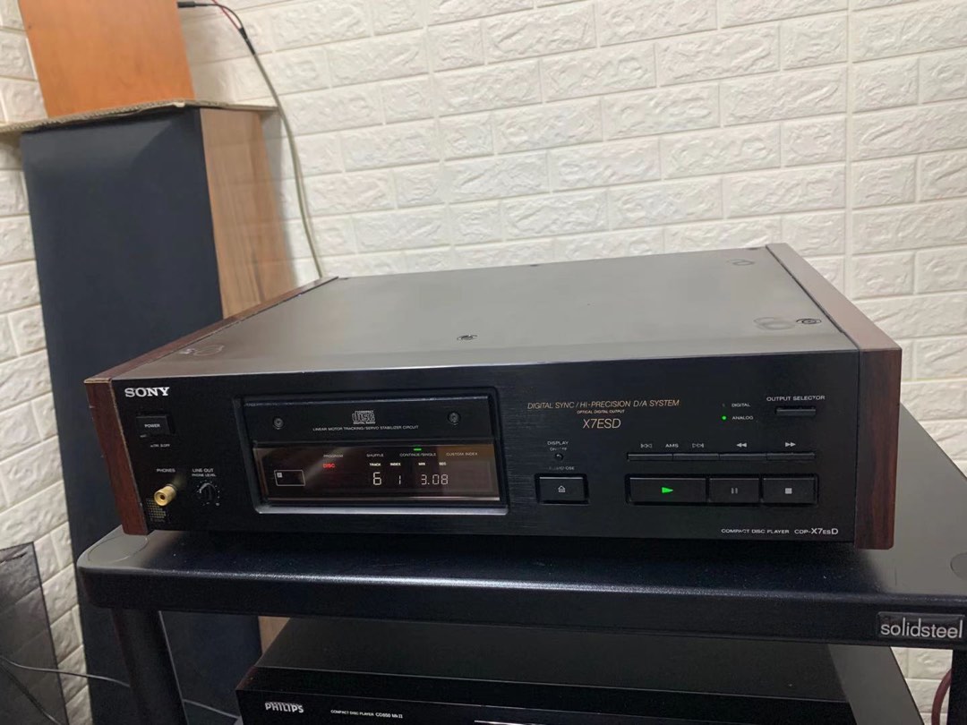 SONY/索尼CDP-X7ESD 發燒, 音響器材, Soundbar、揚聲器、藍牙喇叭、耳擴- Carousell