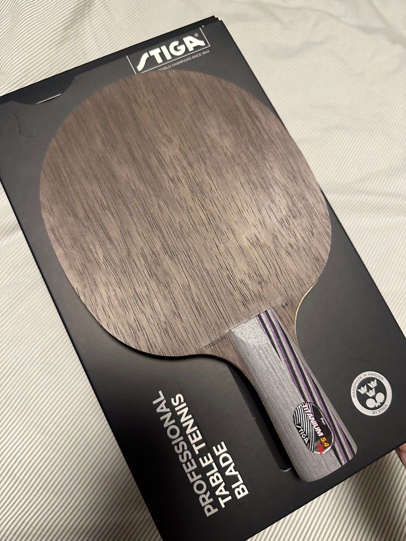 STIGA Titanium 5.4 WRB Penhold, Sports Equipment, Sports & Games ...