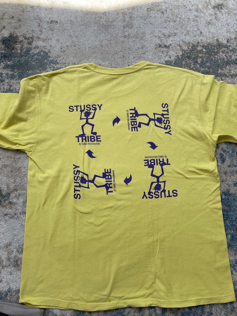 Stussy tribe tee (Category: Tshirts & Polo Shirts ) located in Bacoor. Submitted by ecarando (Listing ID 1214388194, Image 2). Description: FOR SALE Sz XL 24x30 Pay via gcash/bdo Ship via lalamove/jrs .