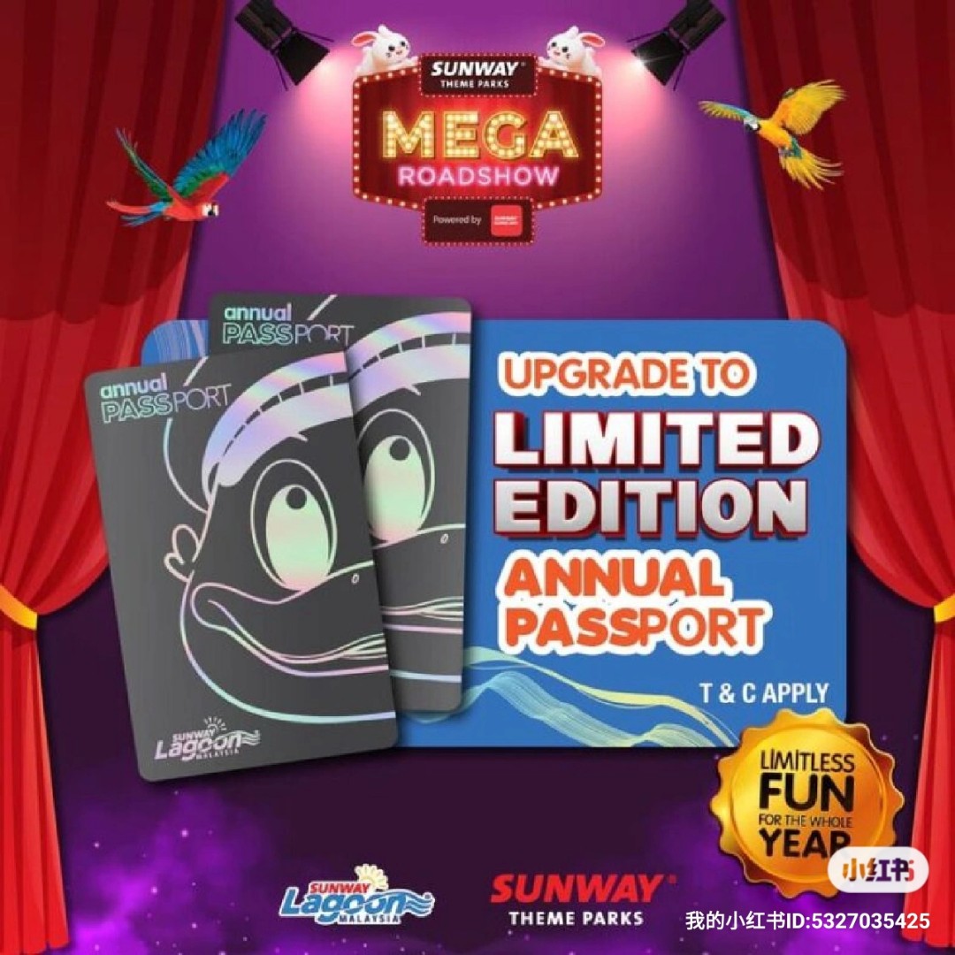 Sunway Lagoon Annual Pass Purchase, Tickets & Vouchers, Local