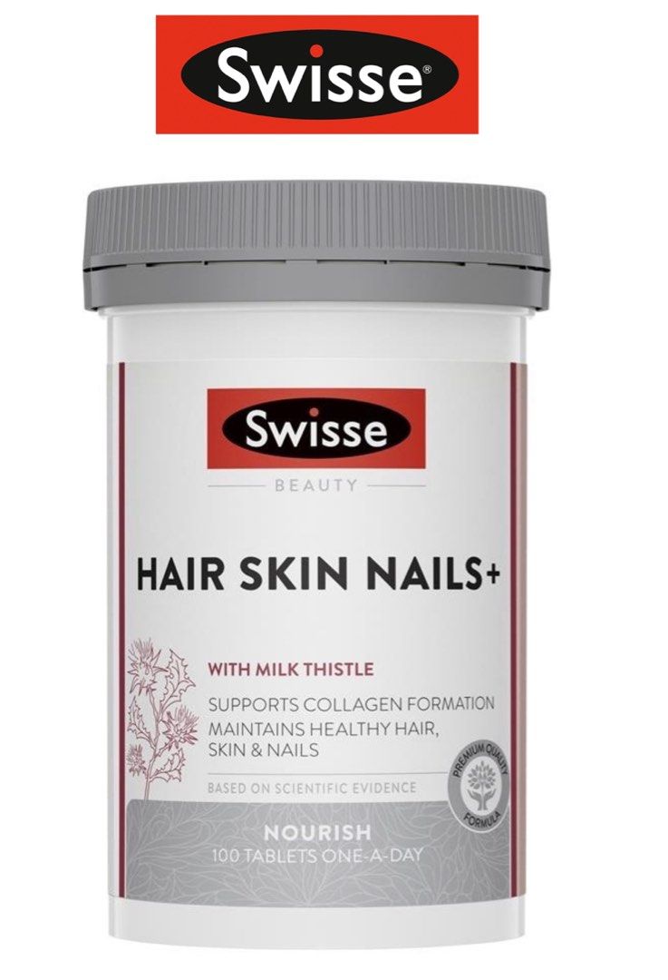 Swisse HAIR SKIN NAILS+ & Bright Skin Booster, Health & Nutrition, Health Supplements, Vitamins