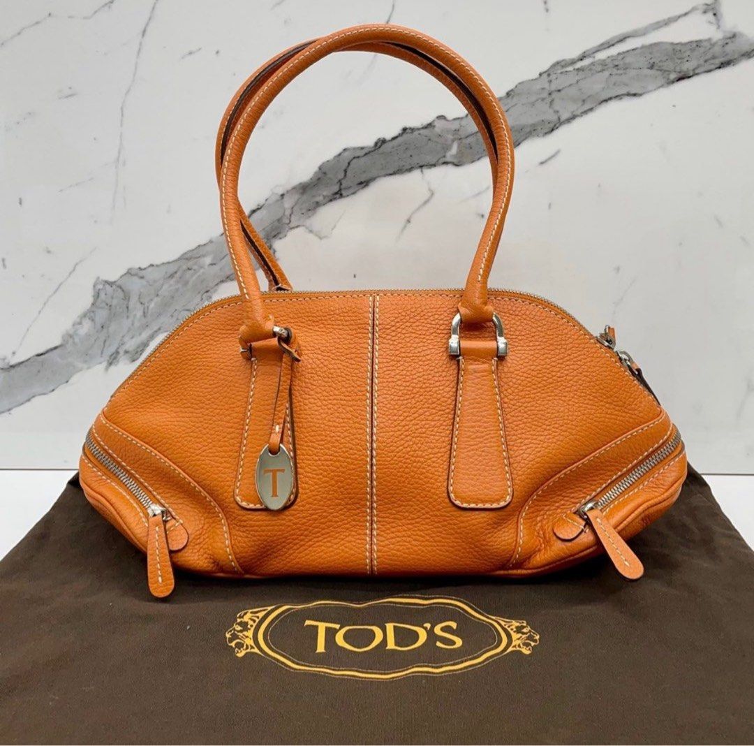 Tas Tod s Kulit Orange ORIGINAL preloved