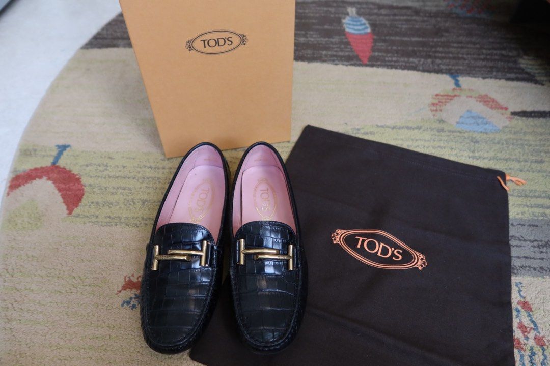 Tod's double store t loafer womens