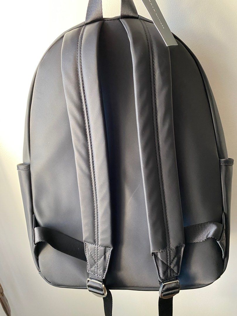 Tommy Hilfiger Black Nylon Backpack on Carousell