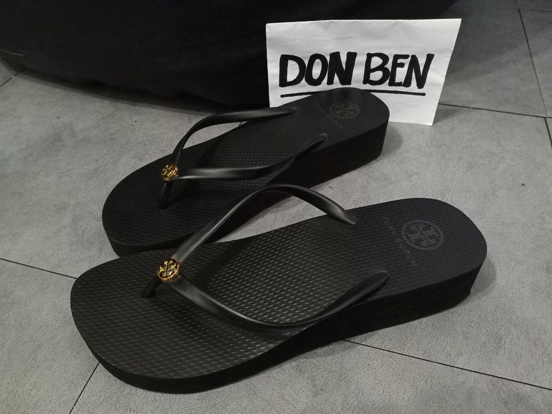 Tory Burch Platform Flip Flop Sandals, Women's Fashion, Footwear, Sandals  on Carousell