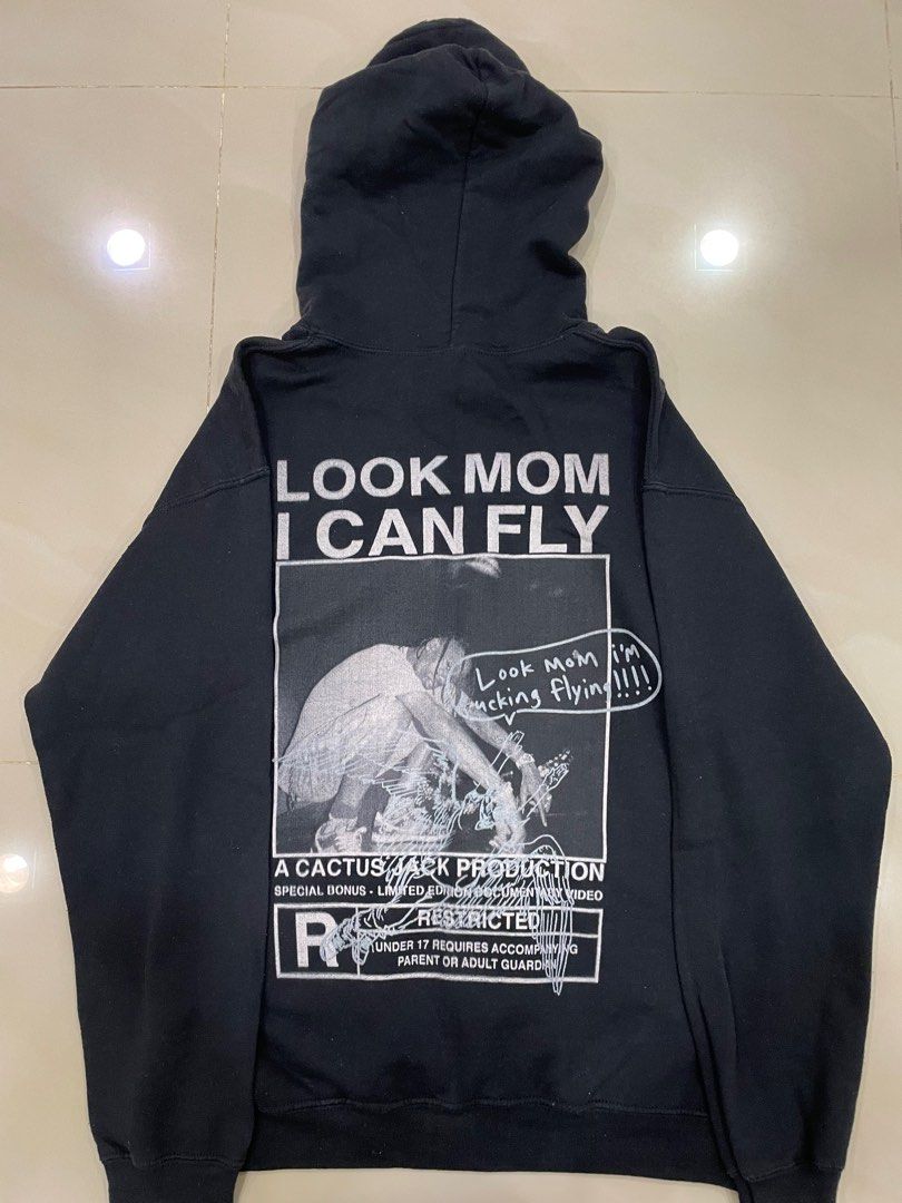TRAVIS SCOTT CACTUS JACK LOOK MOM I CAN FLY HOODIE Men s Fashion