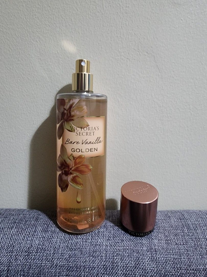 Victoria's Secret Bare Vanilla Golden Fine Fragrance Mist (250ml), Beauty &  Personal Care, Fragrance & Deodorants on Carousell