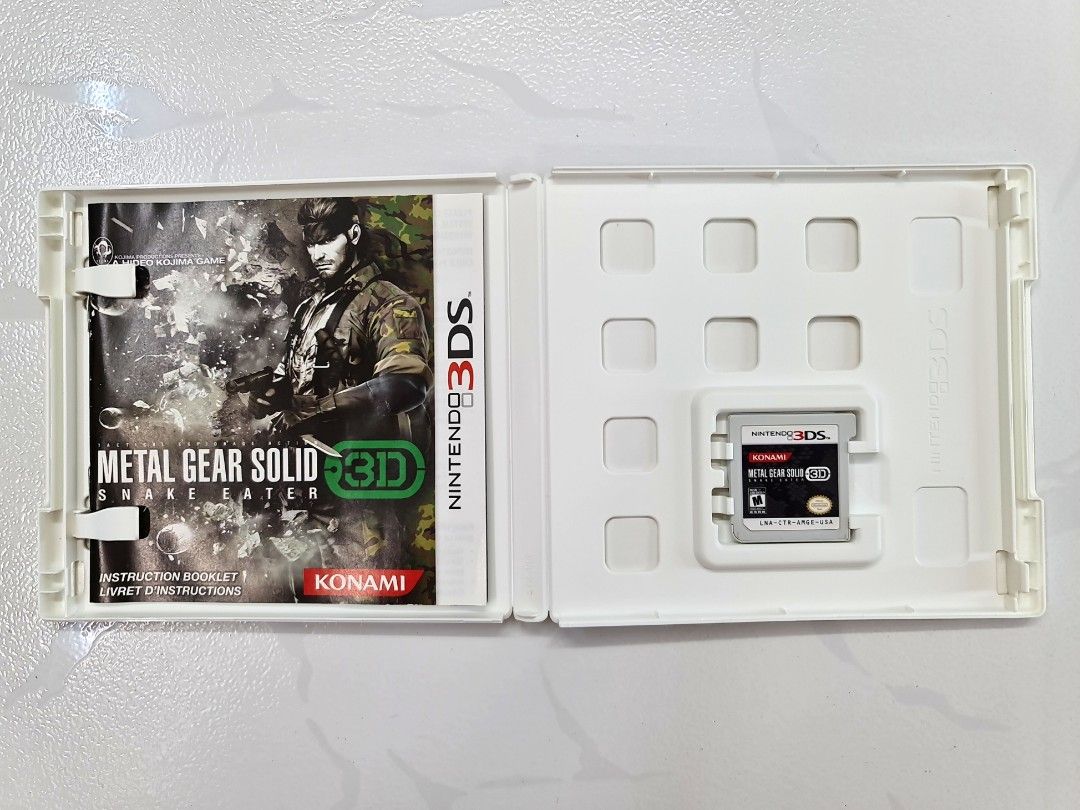 Video Game for Nintendo 3DS A Hideo Kojima Game Metal Gear Solid 3D