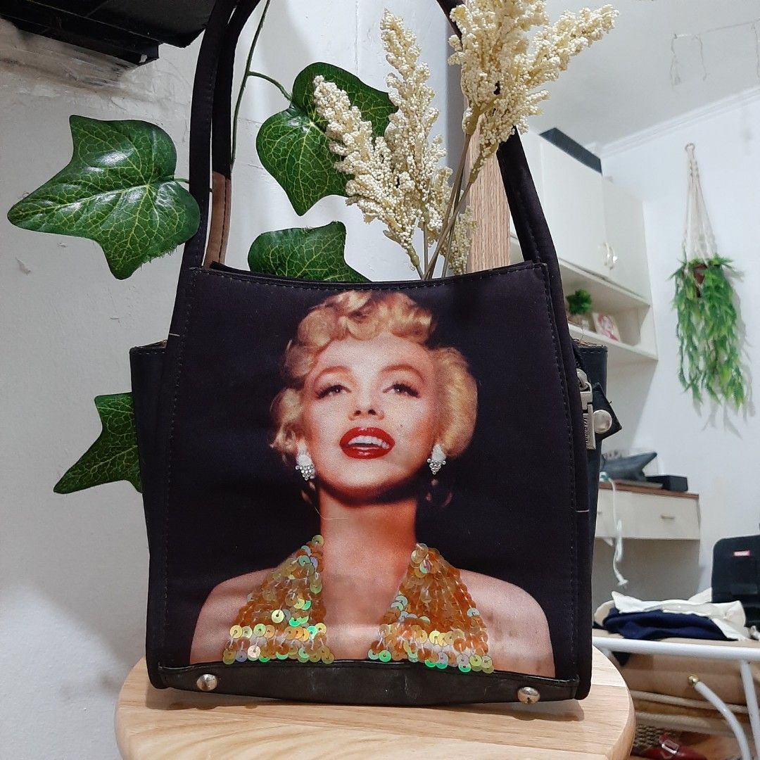 Vintage Mini Tote Bag Shoulder Bag Marilyn Monroe Women s