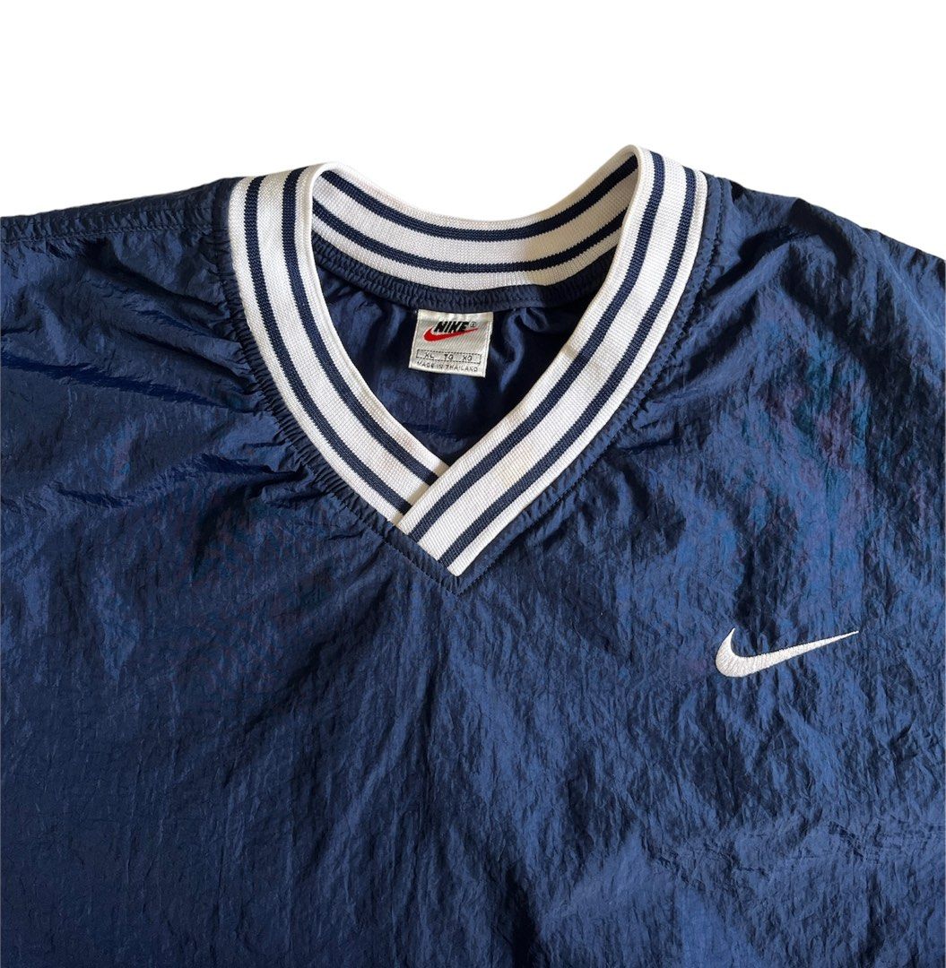 Vintage Nike 90s Navy Nylon Pullover