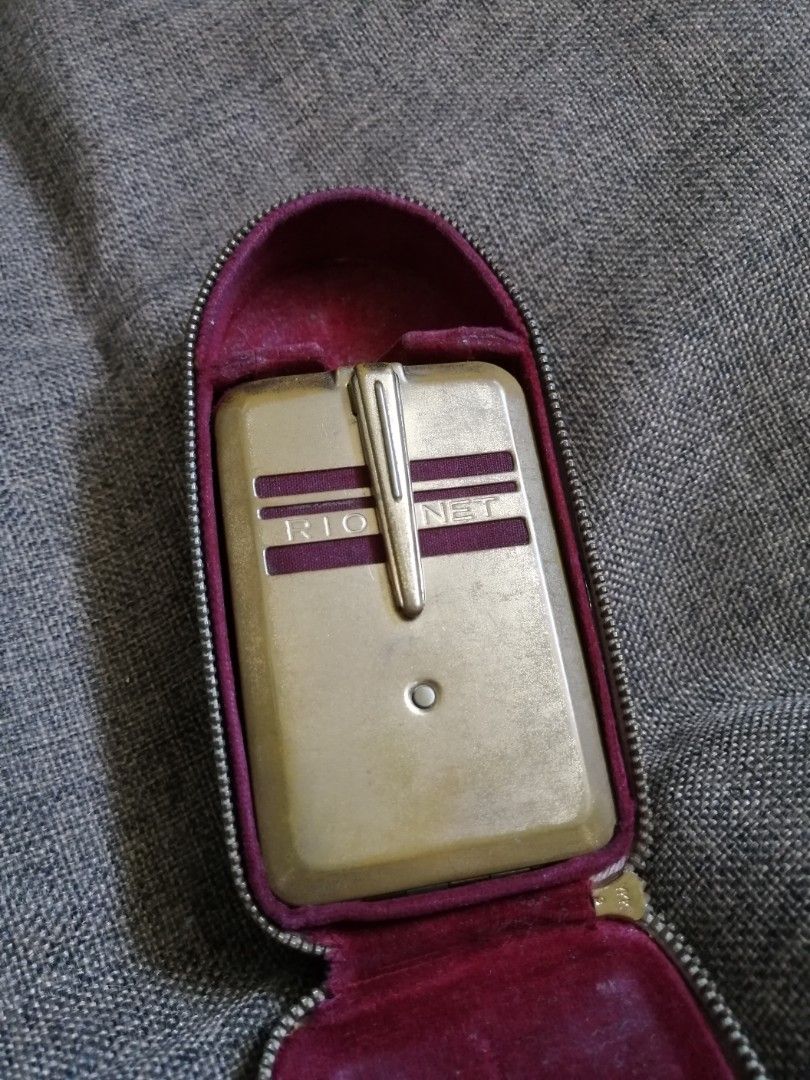 Vintage Rionet Hearing Aid (Category: Medical Supplies & Tools) located in Makati City. Submitted by thepatentedmill.ph (Listing ID 1214367877, Image 1). Description: - Vintage Rionet Hearing Aid - Untested Unit due to Battery availability. - Issue: No Earphone, Untested. - Perfect for Antique Collectors. - Price: 1,000.00 RFS: Decluttering.