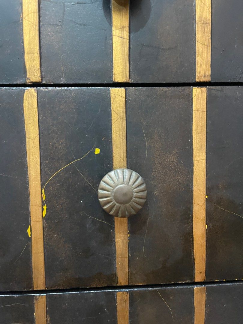 Vintage Style Hand Painted Tall Furniture & Home Living