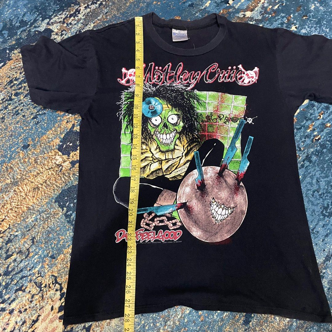 本格派ま！Motley Crue pushead BROCKUM Tシャツ | sos.cafe