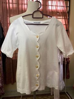 White Short Sleeve Top