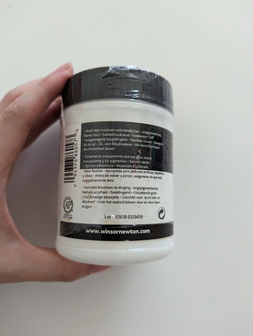 Winsor & Newton Clear Gesso Artist Acrylic (FREE Palette Knife