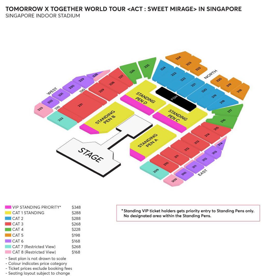 wts txt world tour actsweet mirage concert 2023, Tickets & Vouchers