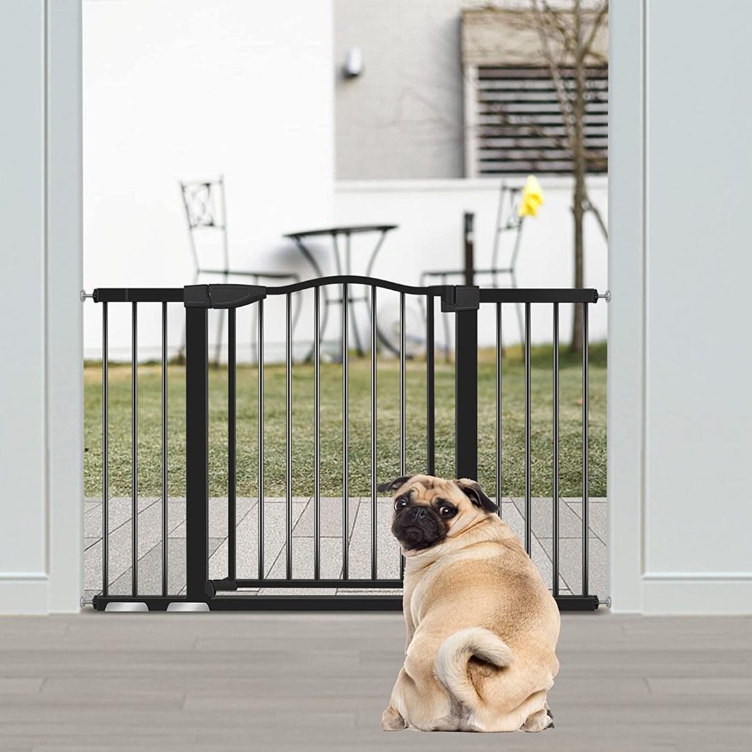 Extra wide dog gates pressure best sale mounted
