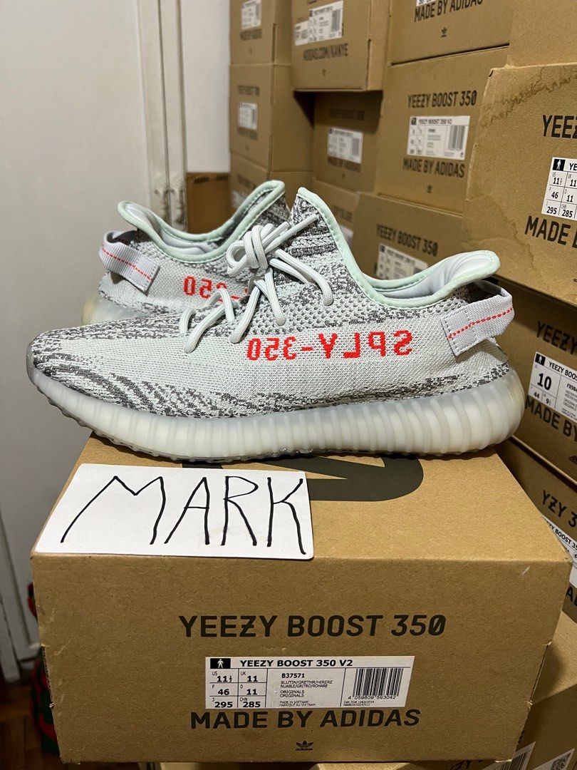 Yeezy Boost 350 v2 Blue Tints 2021 Restock, Men's Fashion, Footwear,  Sneakers on Carousell