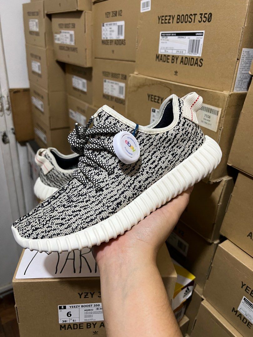 Yeezy Boost 350 v1 Turtle Doves 2022 Restock Size 6 Men s Fashion Footwear Sneakers on Carousell
