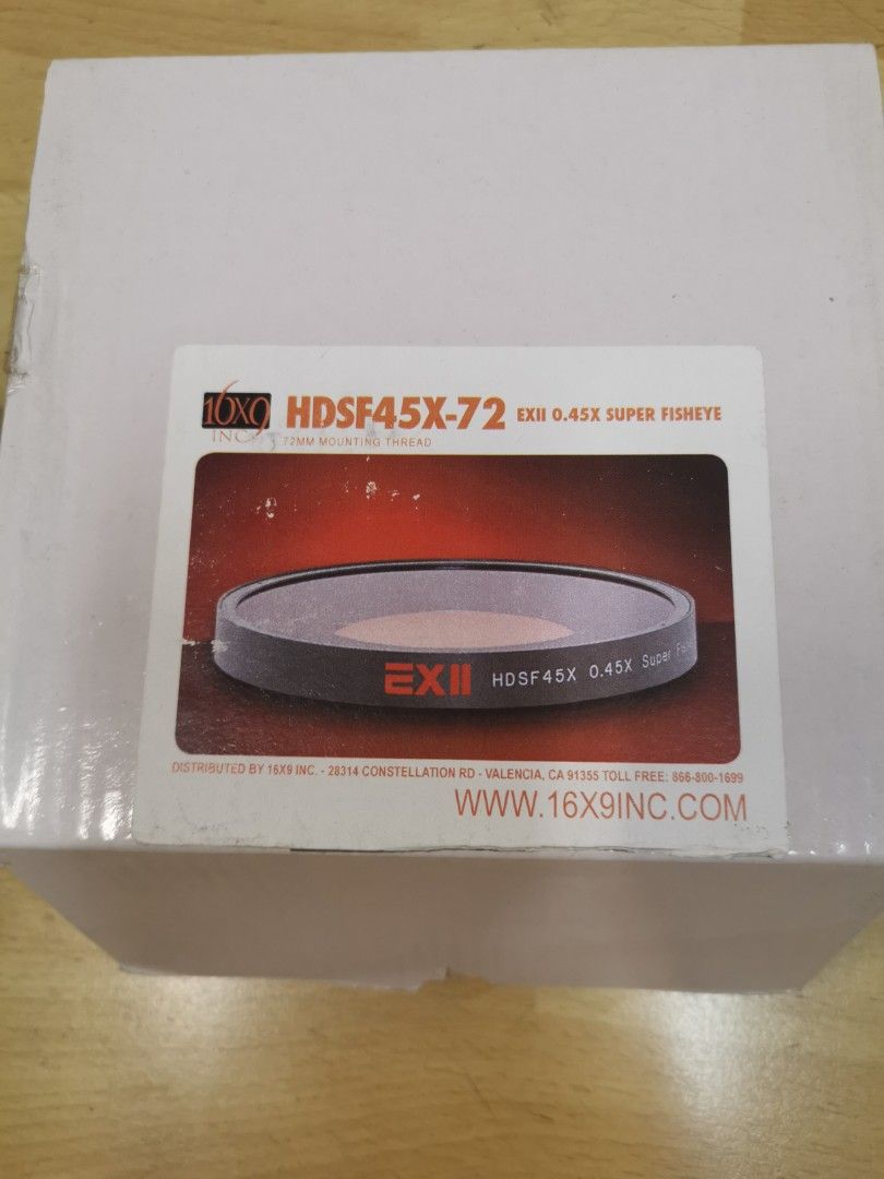 16x9 169-HDSF45X-72 EXII Fisheye Converter Lens