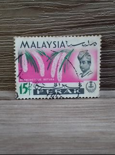 1965 15 C MALAYSIA ORCHID SERIES PERAK # 168